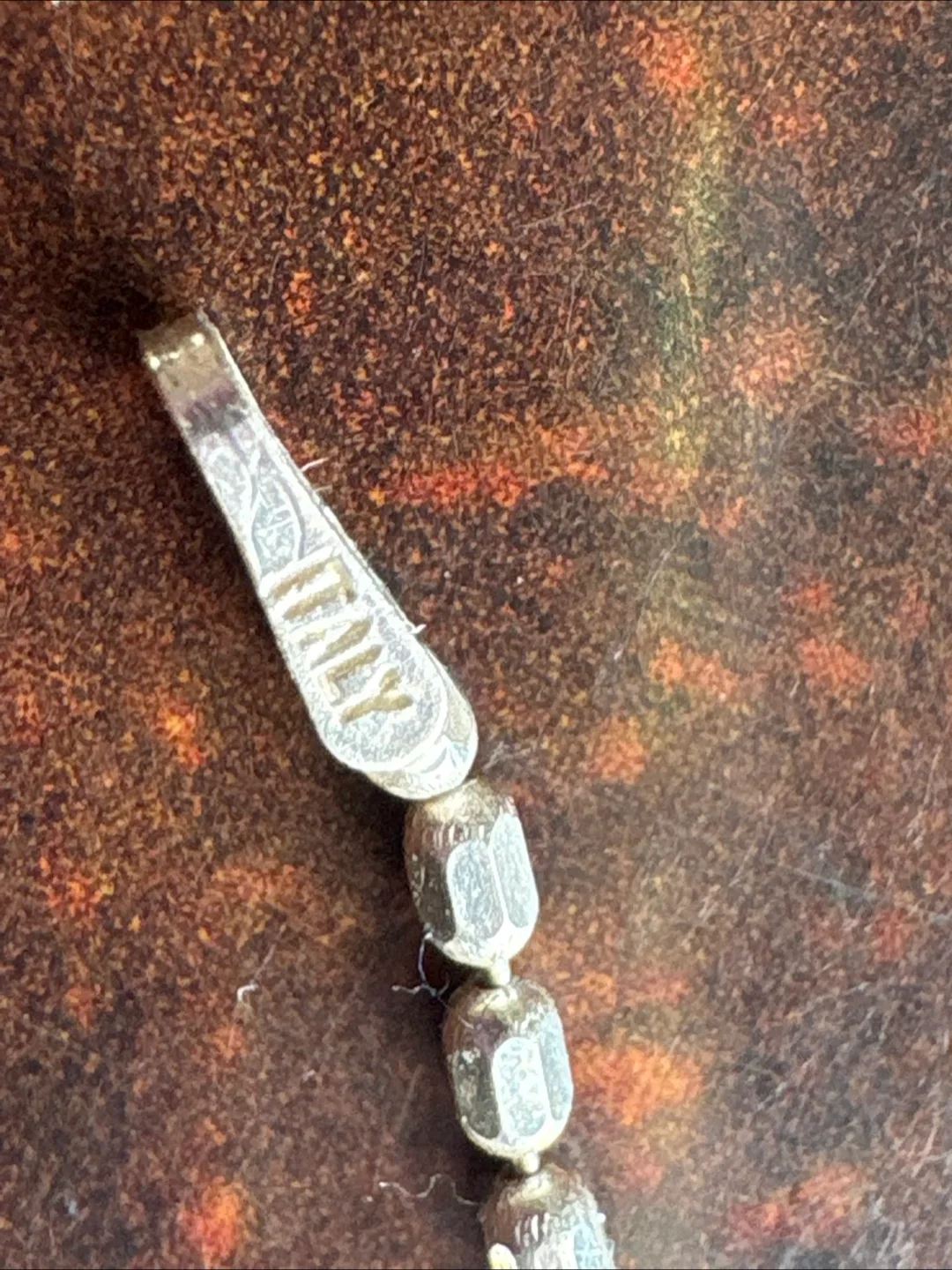 Made in Italy Silver Ball Chain Necklace image indicator(2)