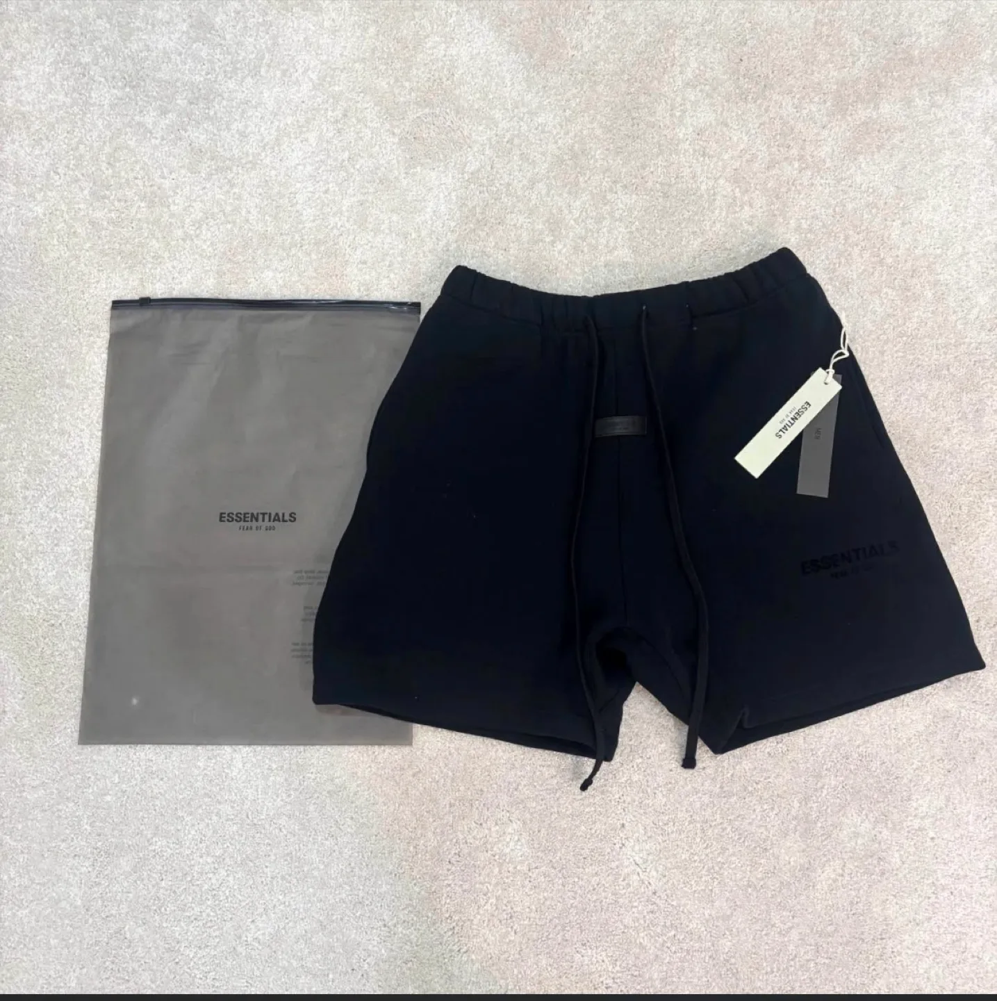 Black Essentials shorts thumbnail
