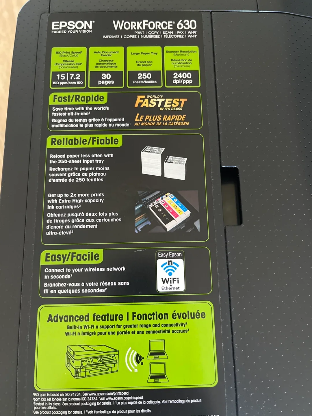 Epson Workforce 630 All-in-One Printer image indicator(3)