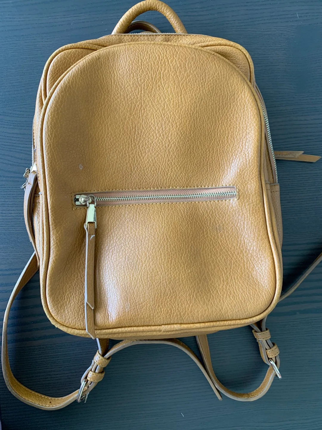 Mustard Yellow Mini Backpack image indicator(3)