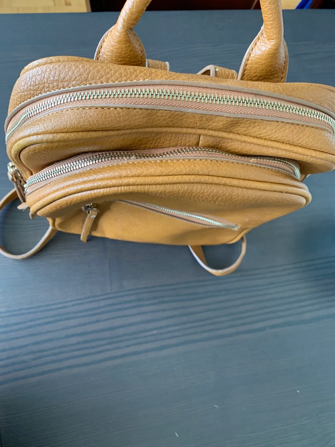 Mustard Yellow Mini Backpack image indicator(2)