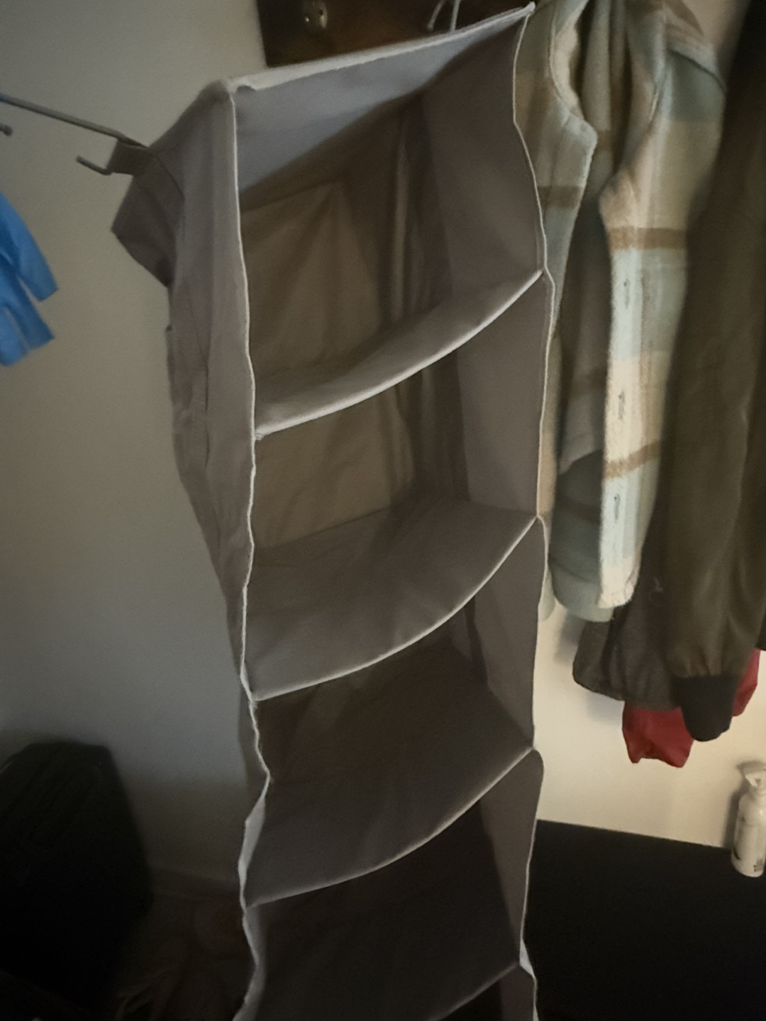 Hanging Fabric Organizer with 6 Shelves