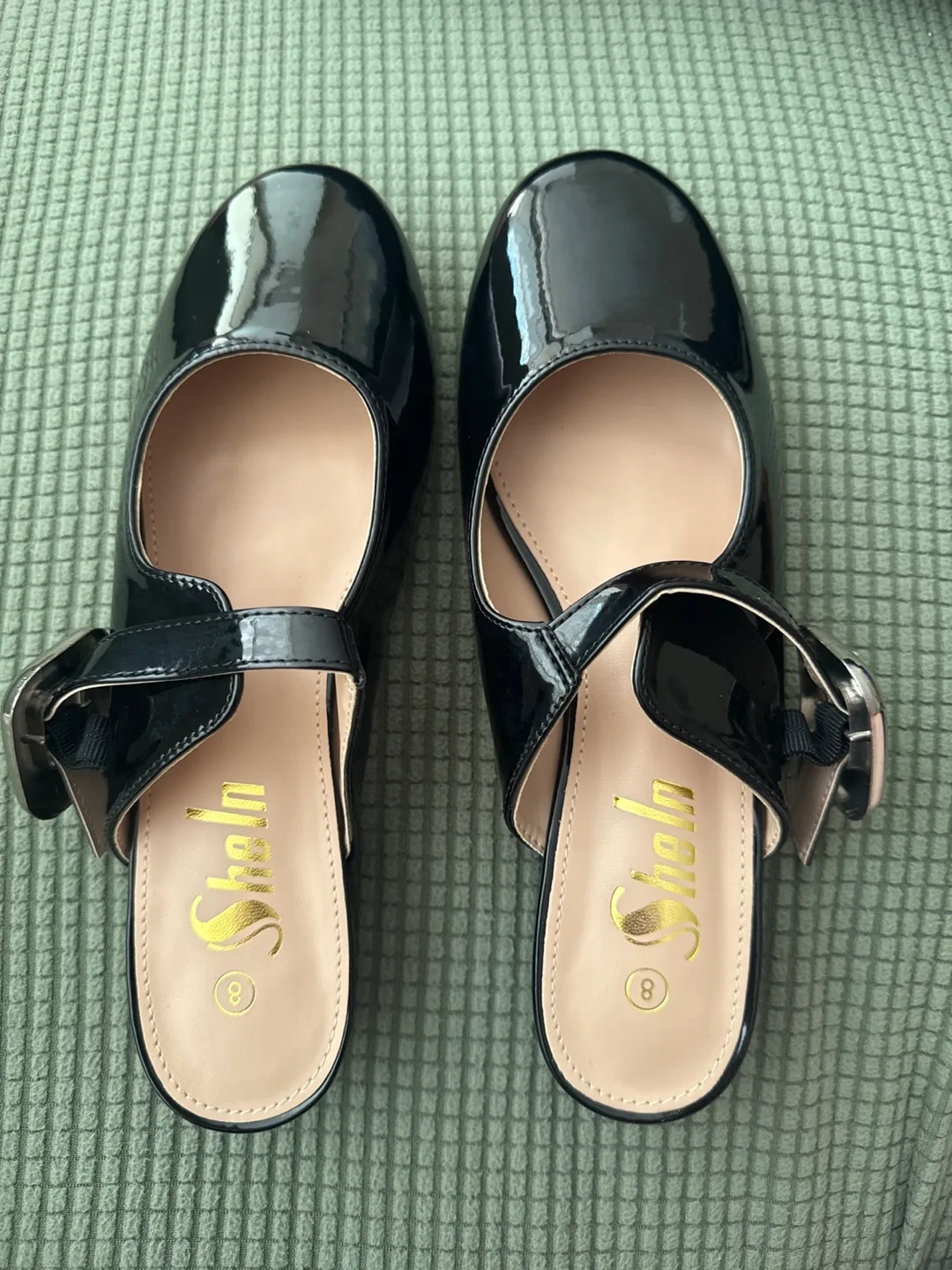 Shein Black Buckle Mules image indicator(3)