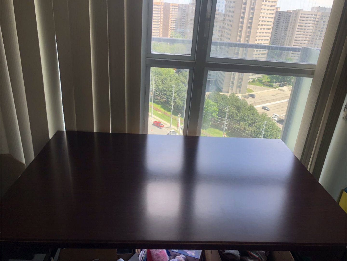 Dark Brown Rectangular Table 3 by 4 - photo 2