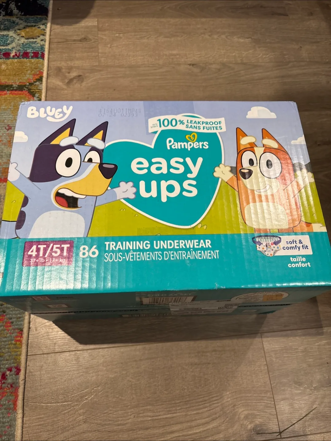 Pampers Easy Ups Training Underwear Size 4T/5T (86 count) thumbnail