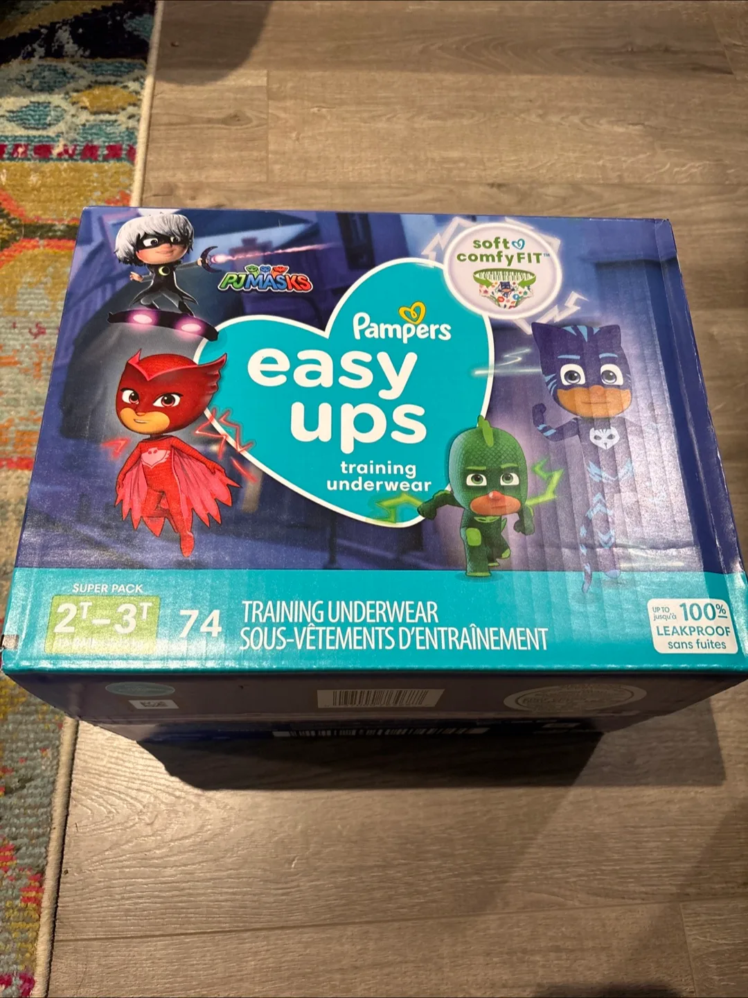 Pampers Easy Ups Training Underwear Size 2T-3T (74 count) thumbnail