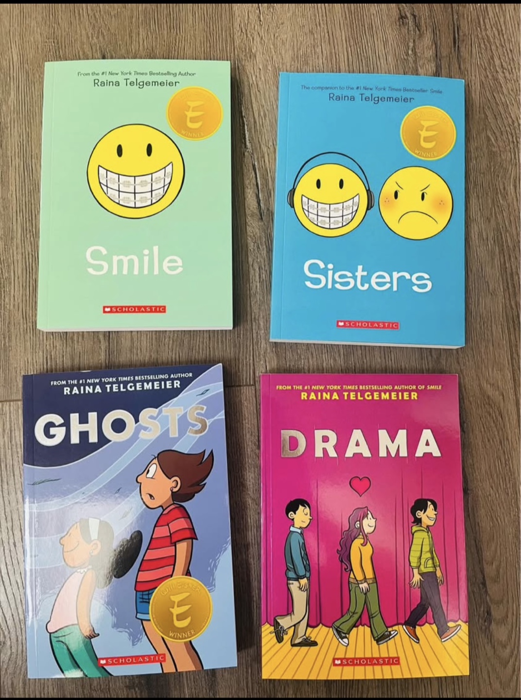 Raina Telgemeier Books Set EUC