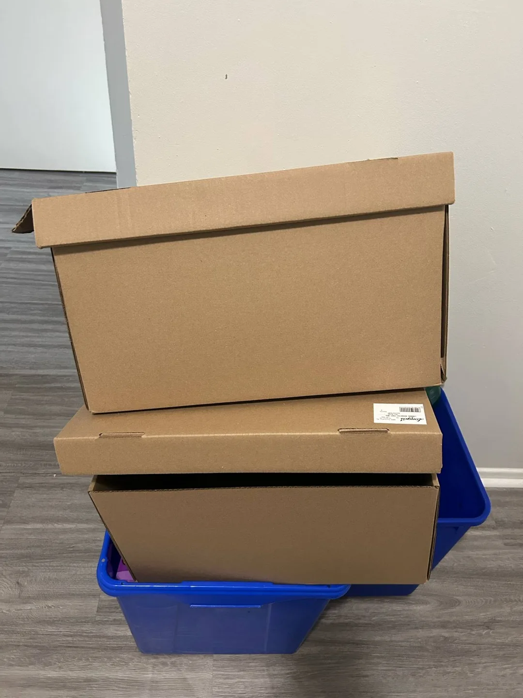 Empty Produce Boxes and Cardboard Storage Boxes thumbnail