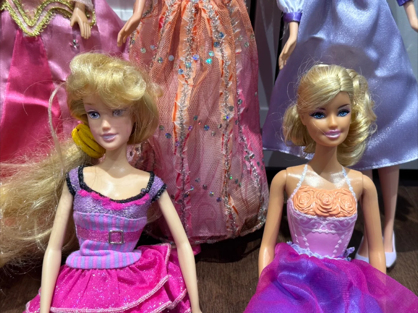 Lot of Disney Princess & Barbie Dolls with Accessories image indicator(5)