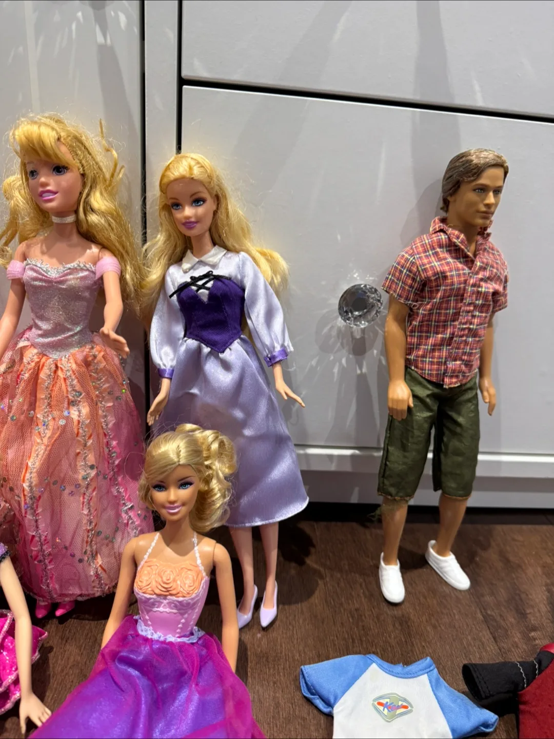 Lot of Disney Princess & Barbie Dolls with Accessories image indicator(4)