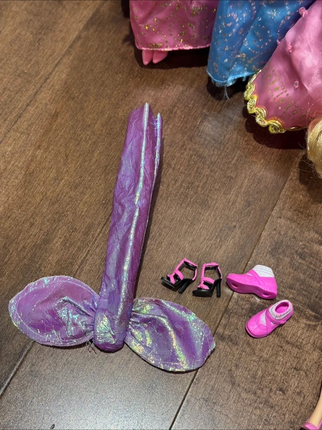 Lot of Disney Princess & Barbie Dolls with Accessories image indicator(7)