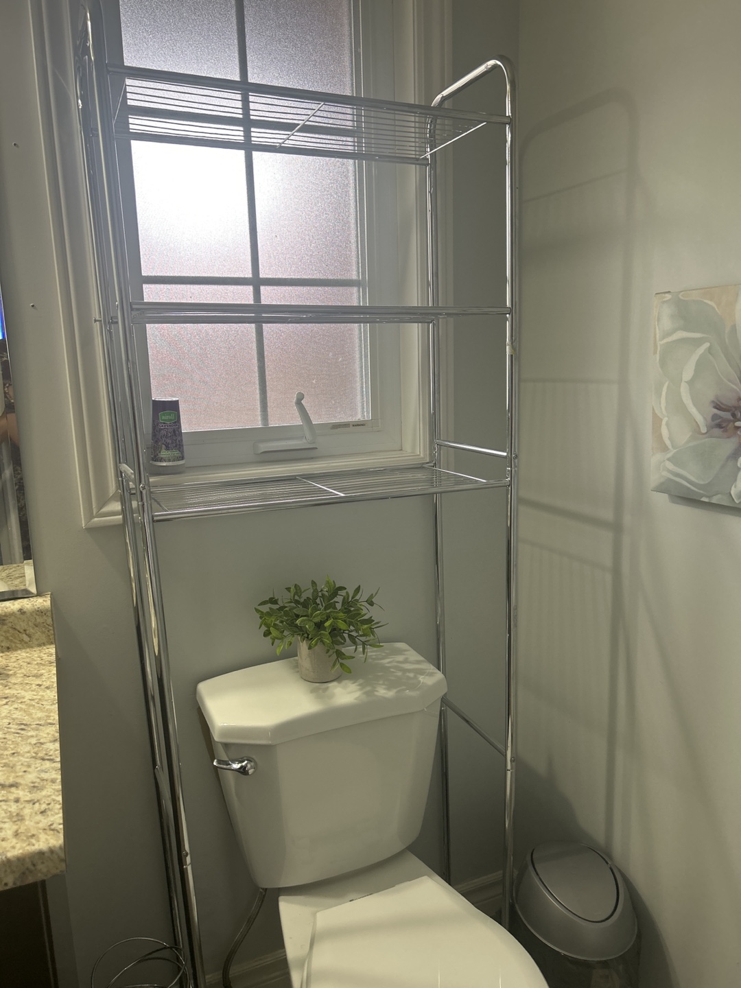 Over-the-Toilet Bathroom Storage Rack - photo 2