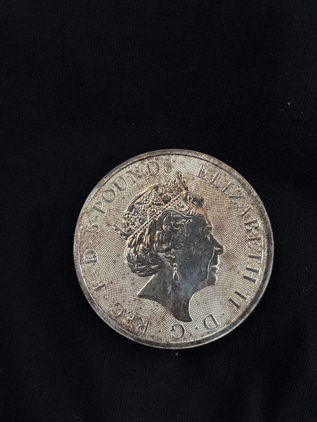 2022 2oz Fine Silver Lion of England Coin - photo 2