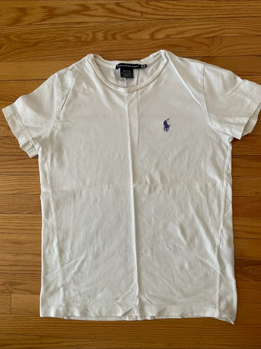 Ralph Lauren Sport White T-Shirt - Size M/M thumbnail