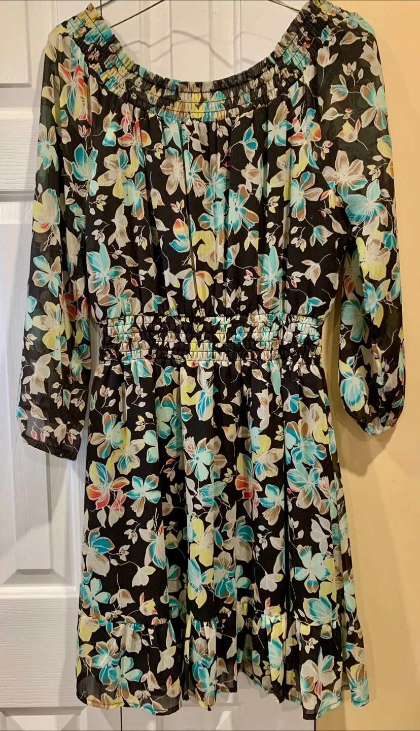 American Rag - Floral Above-knee (On/Off-Shoulder) Dress (NWOT) image indicator(4)