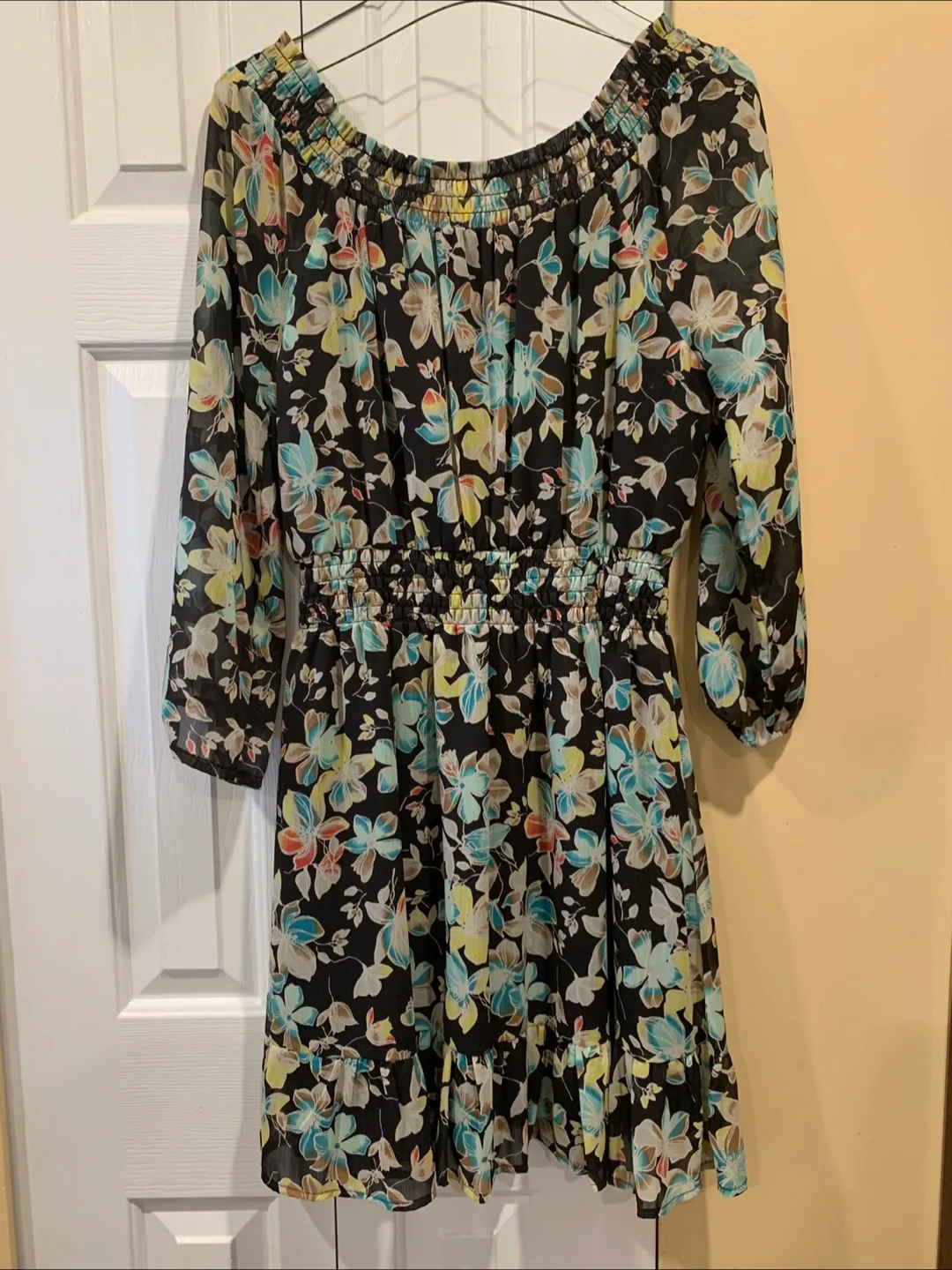 American Rag - Floral Above-knee (On/Off-Shoulder) Dress (NWOT) image indicator(3)
