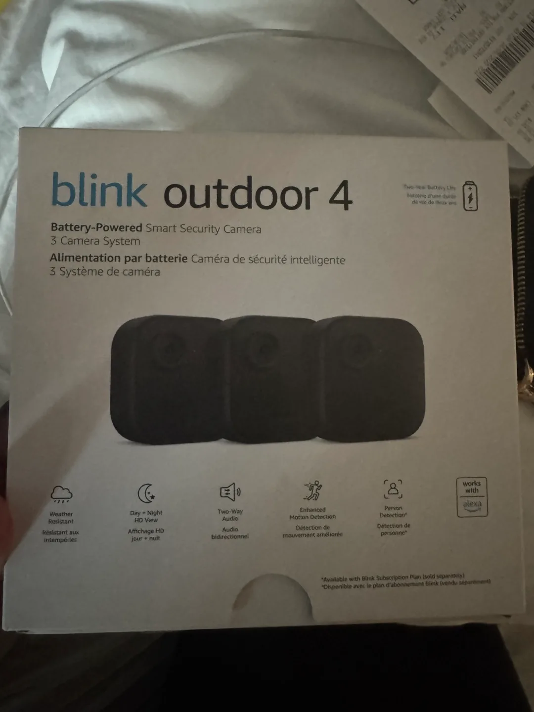 Blink Outdoor 4 3-Camera Security System thumbnail