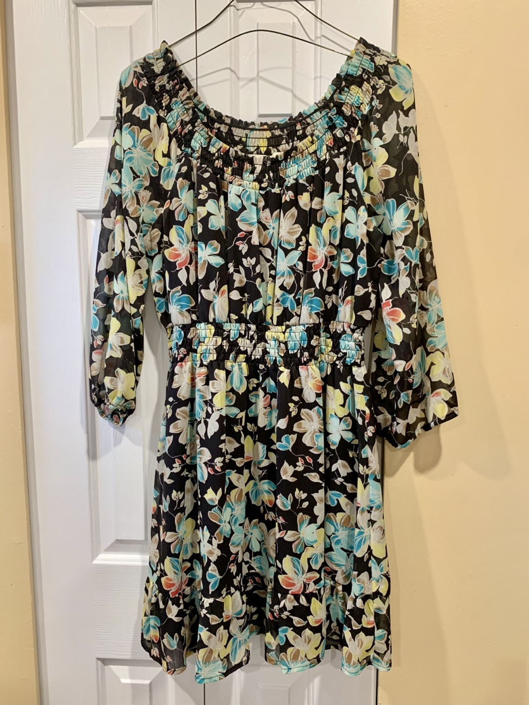 American Rag - Floral Above-knee (On/Off-Shoulder) Dress (NWOT) - photo 2