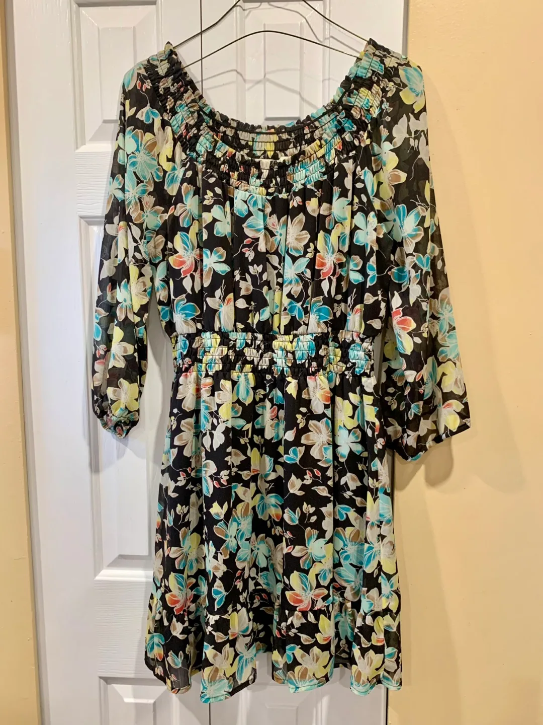 American Rag - Floral Above-knee (On/Off-Shoulder) Dress (NWOT) image indicator(2)