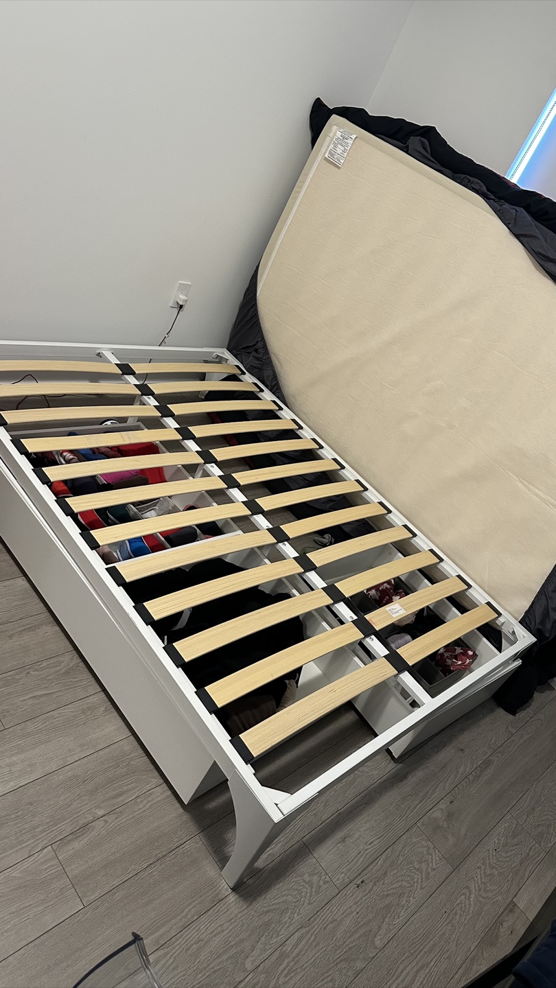 Double Bed Frame with Under Bed Storage Drawers - photo 2