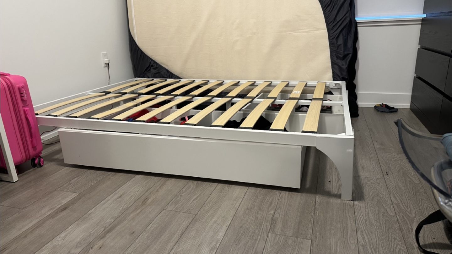 Double Bed Frame with Under Bed Storage Drawers - photo 3
