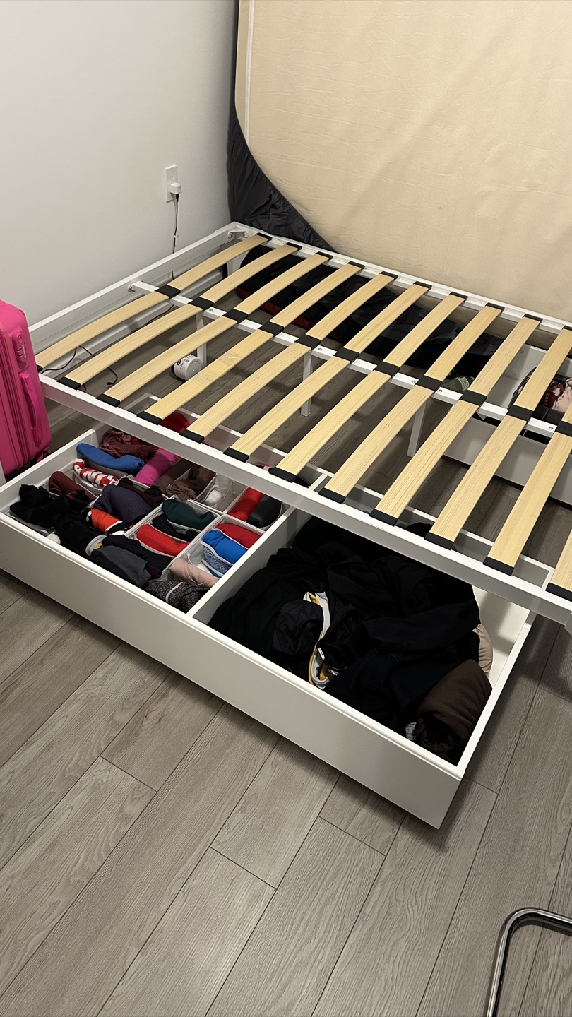 Double Bed Frame with Under Bed Storage Drawers - photo 4