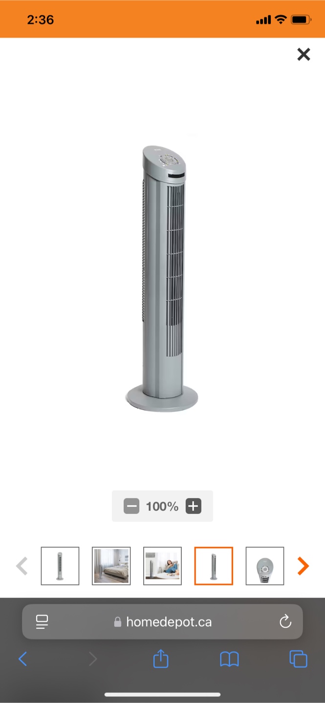 Seville Classics Tower Fan