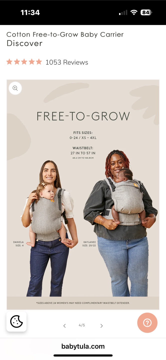 Tula Free-to-Grow Baby Carrier - Starry Night - photo 4