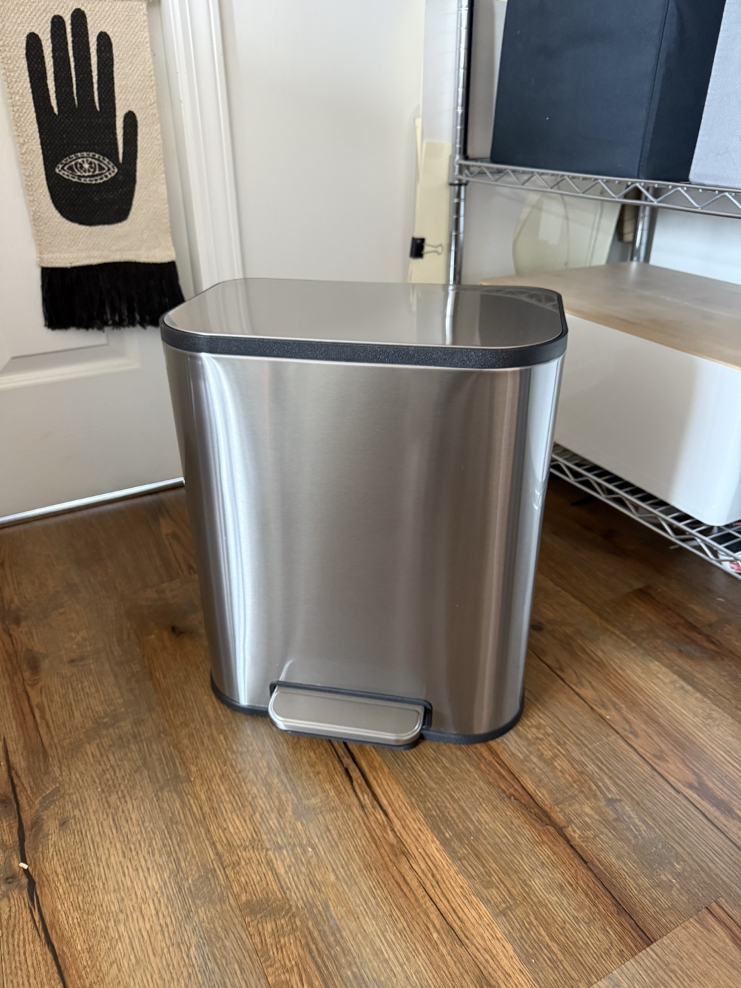 Stainless Steel Step Trash Can
