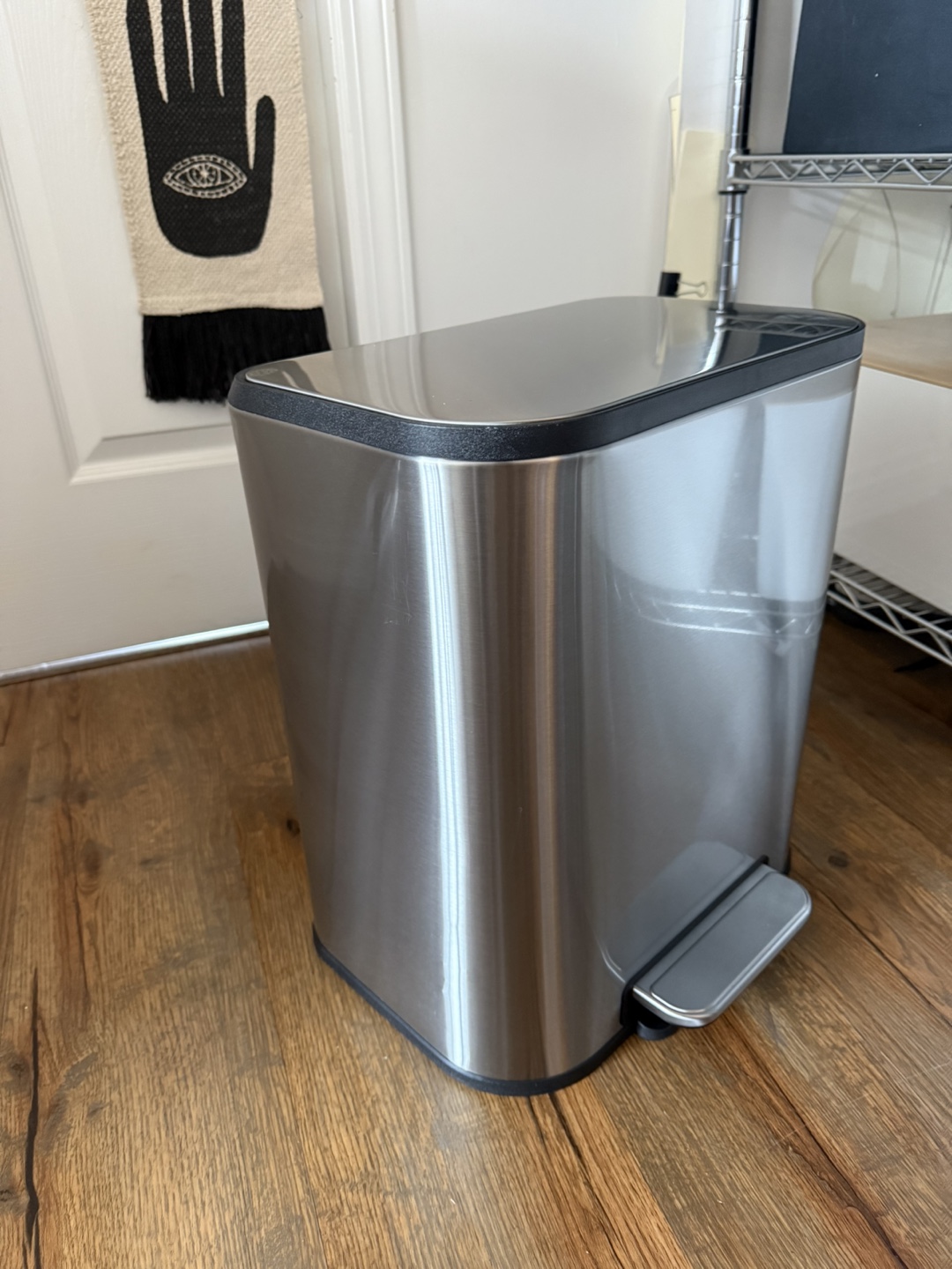 Stainless Steel Step Trash Can - photo 3