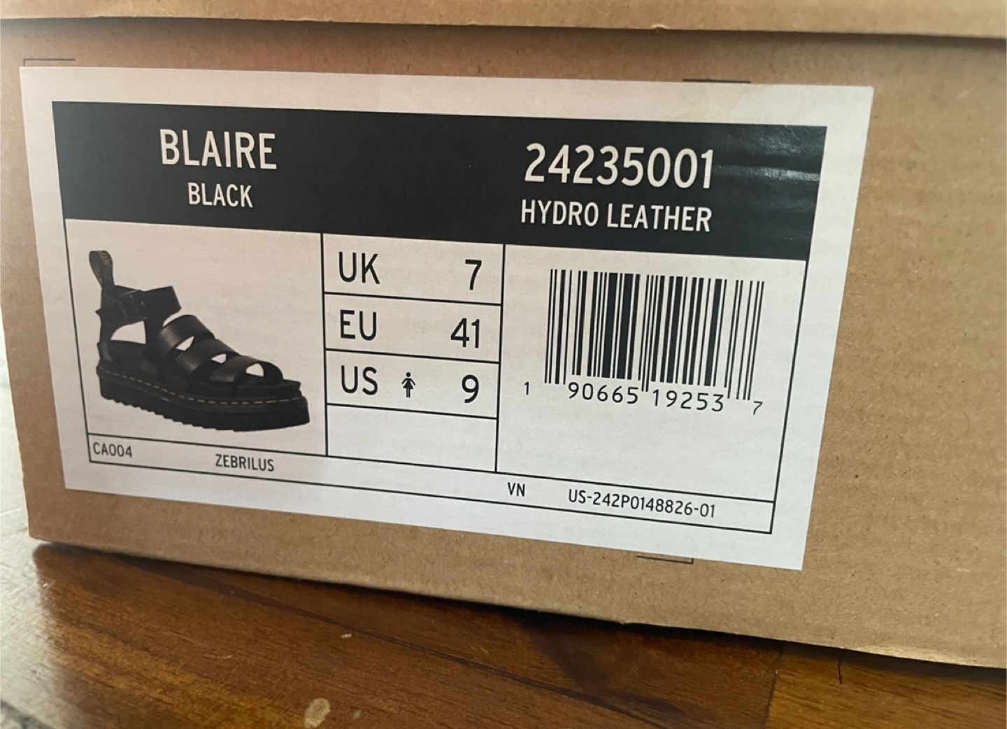 *BRAND NEW* Dr Martens - Blaire Hydro Leather Strap Sandals - photo 4