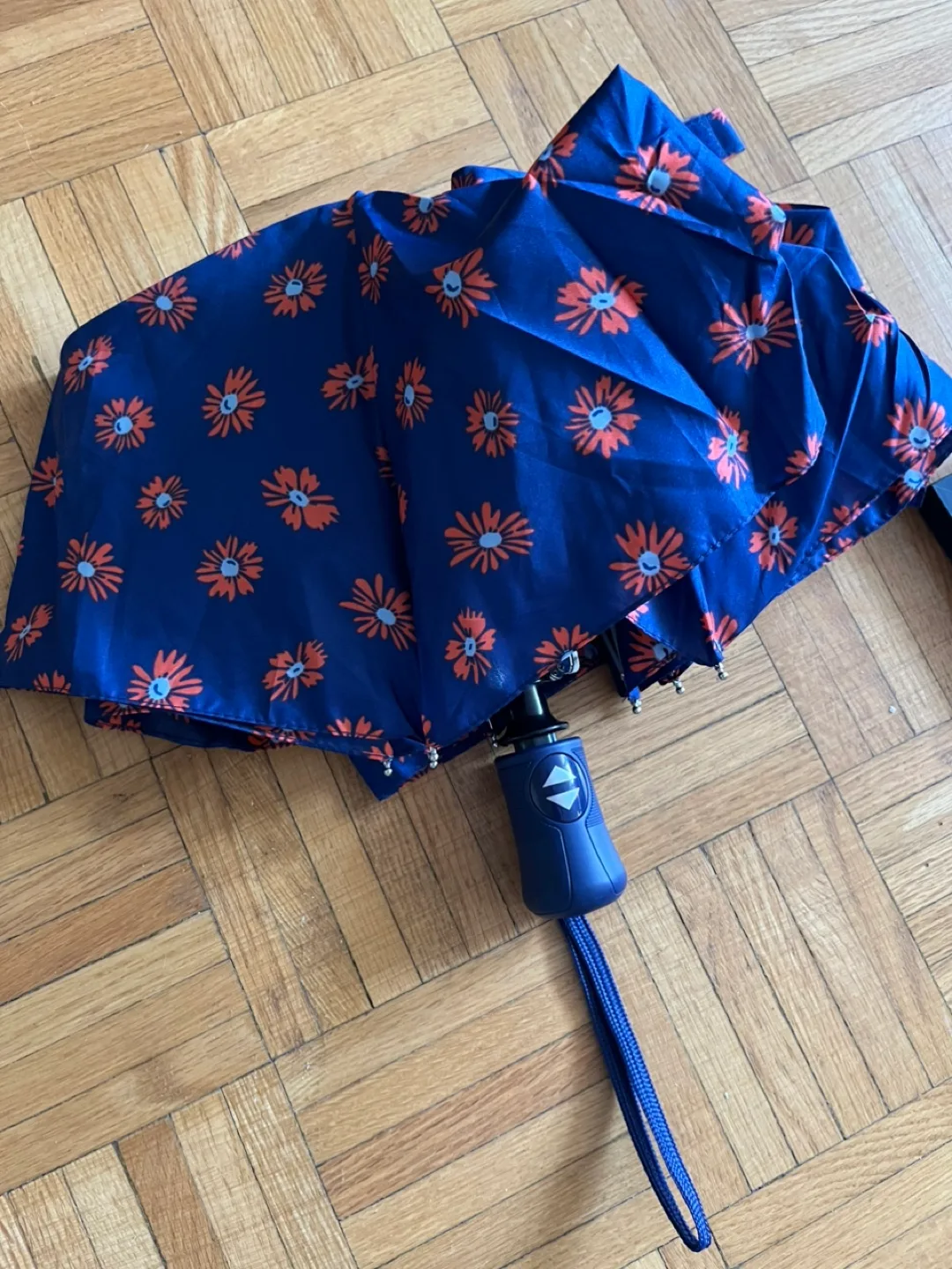 Compact Floral Print Umbrella thumbnail