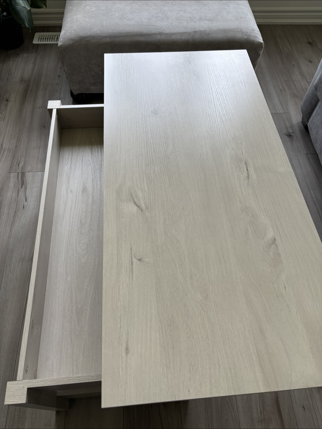 Lift-Top Coffee Table with Storage and Two Drawers - photo 4