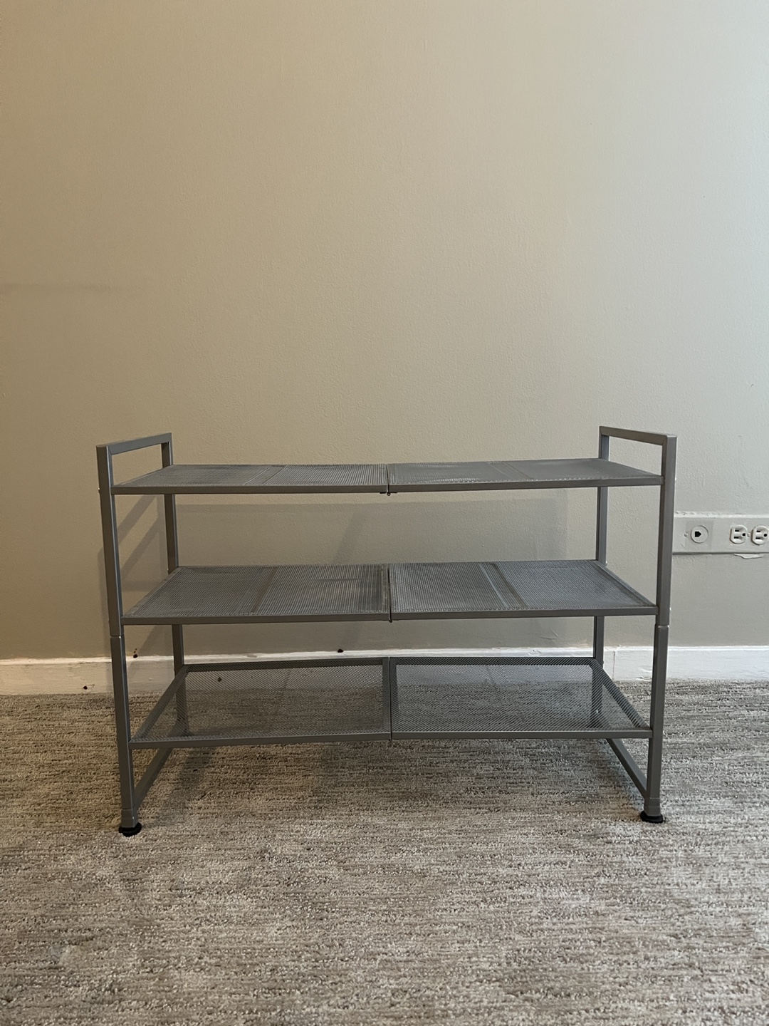 3-tier Metal Shoe Rack
