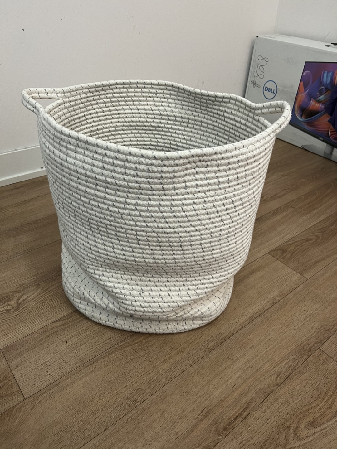 Large Woven Rope Storage Basket