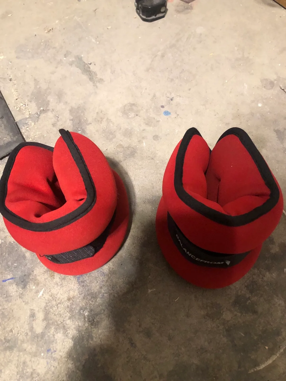 Red 5lb Ankle Weights thumbnail