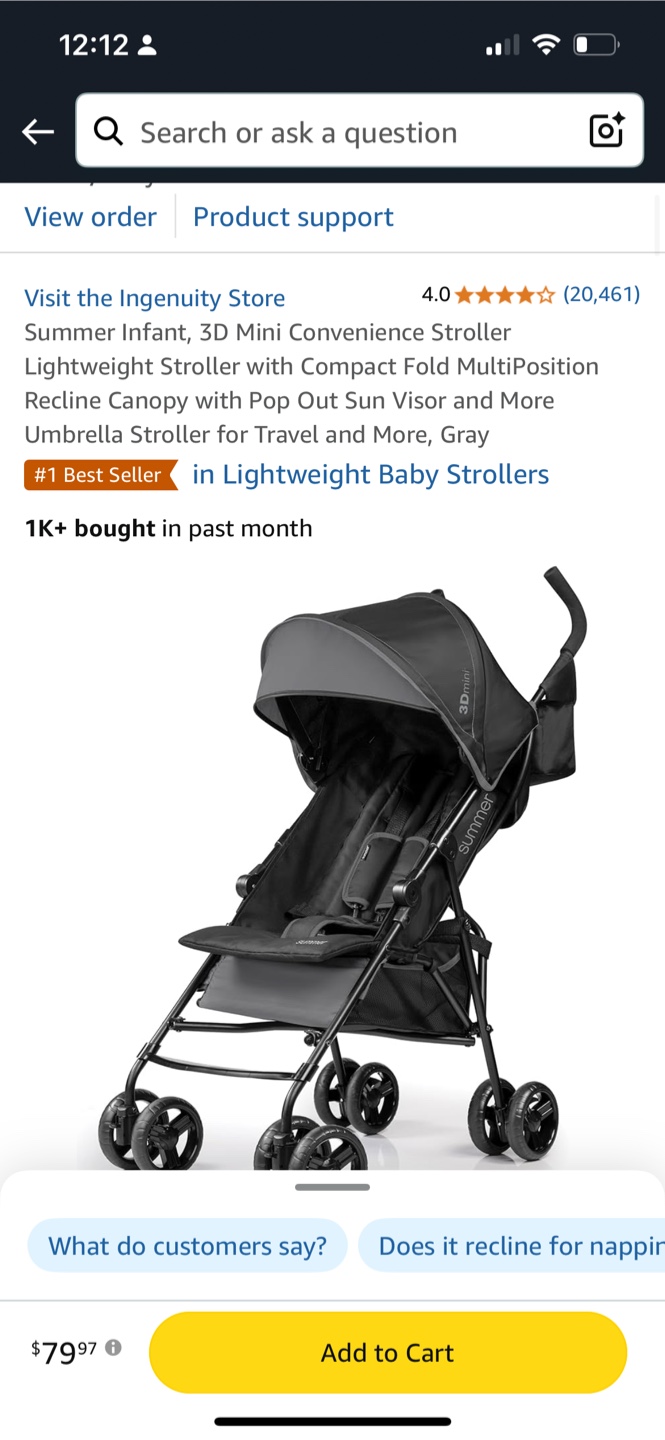 Summer Infant 3Dlite Convenience Stroller - photo 3