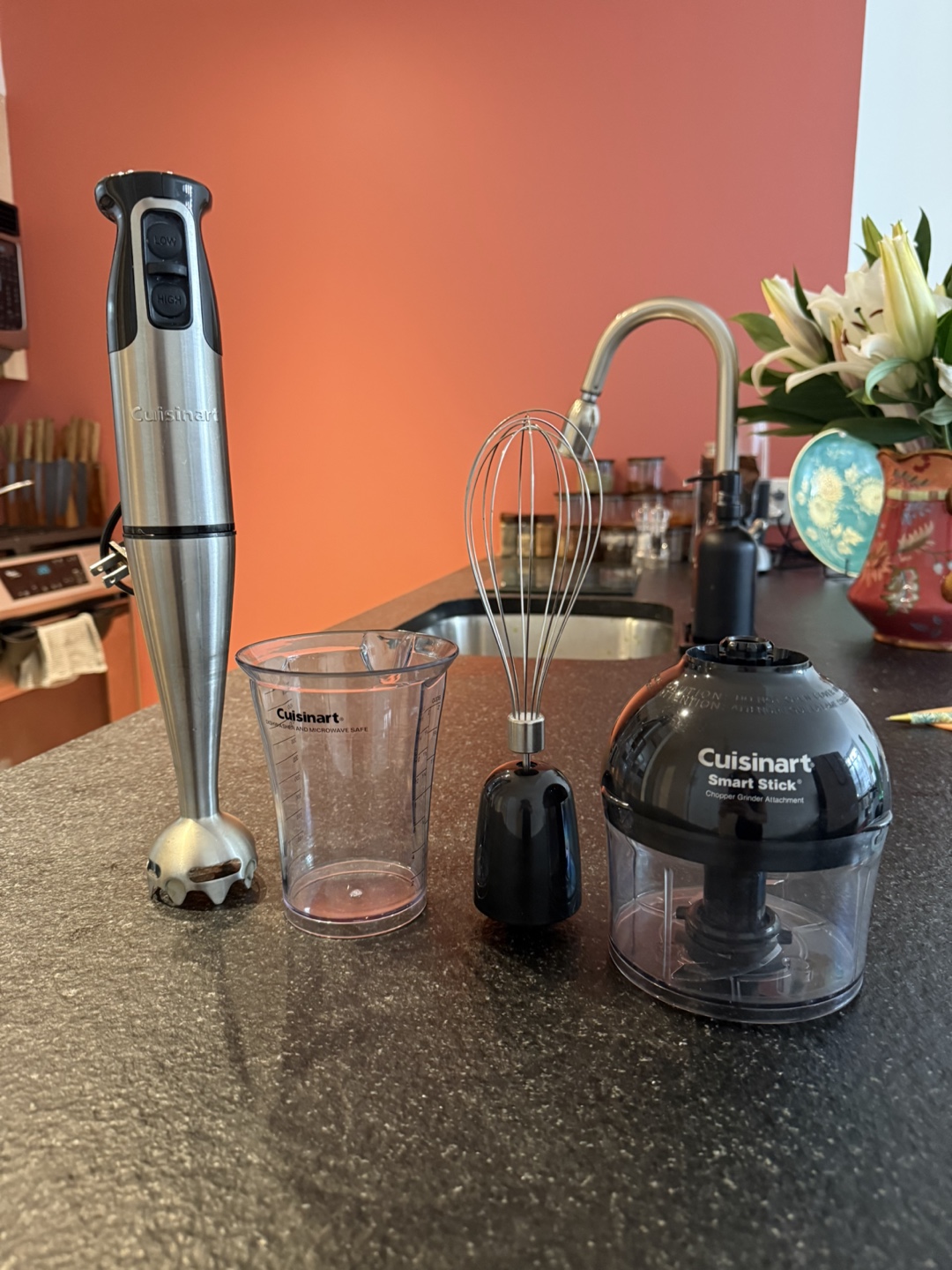 Cuisinart Smart Stick Hand Blender with Attachments - 30$