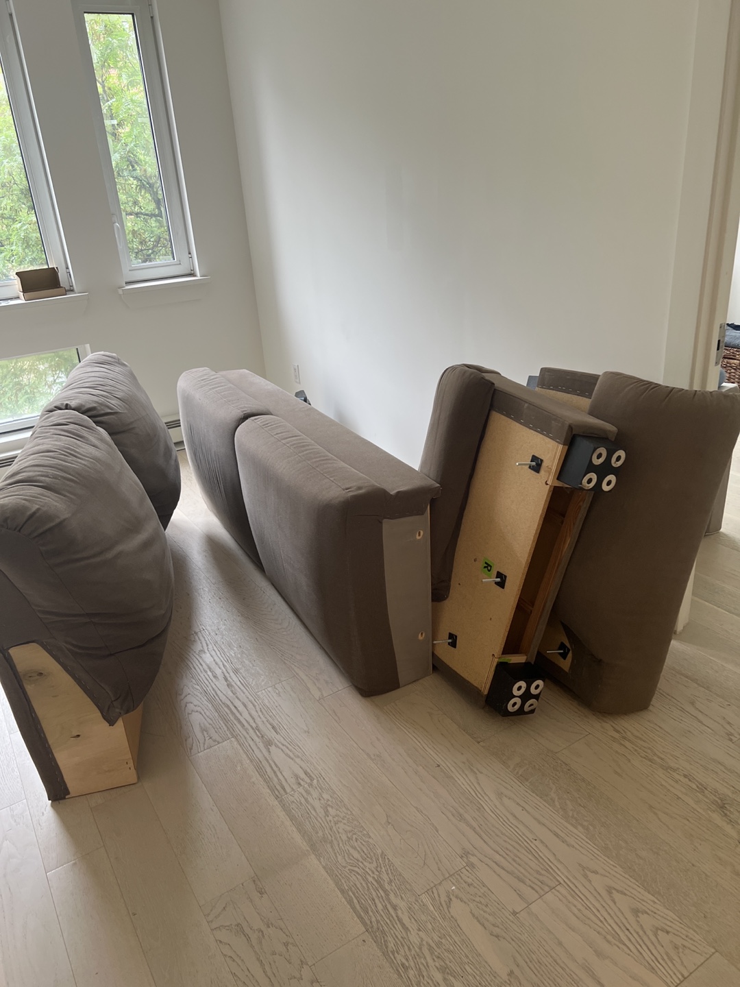 TIDAFORS Sofa, Dansbo medium brown - photo 5