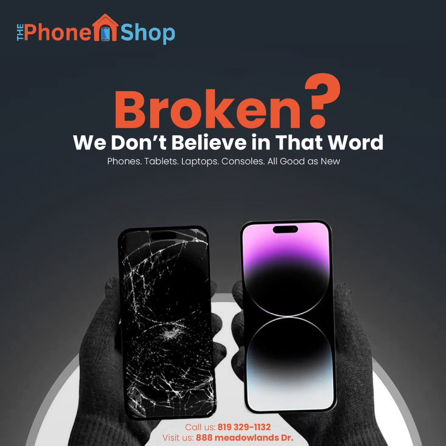 Broken iPhone Screen Repair - photo 2