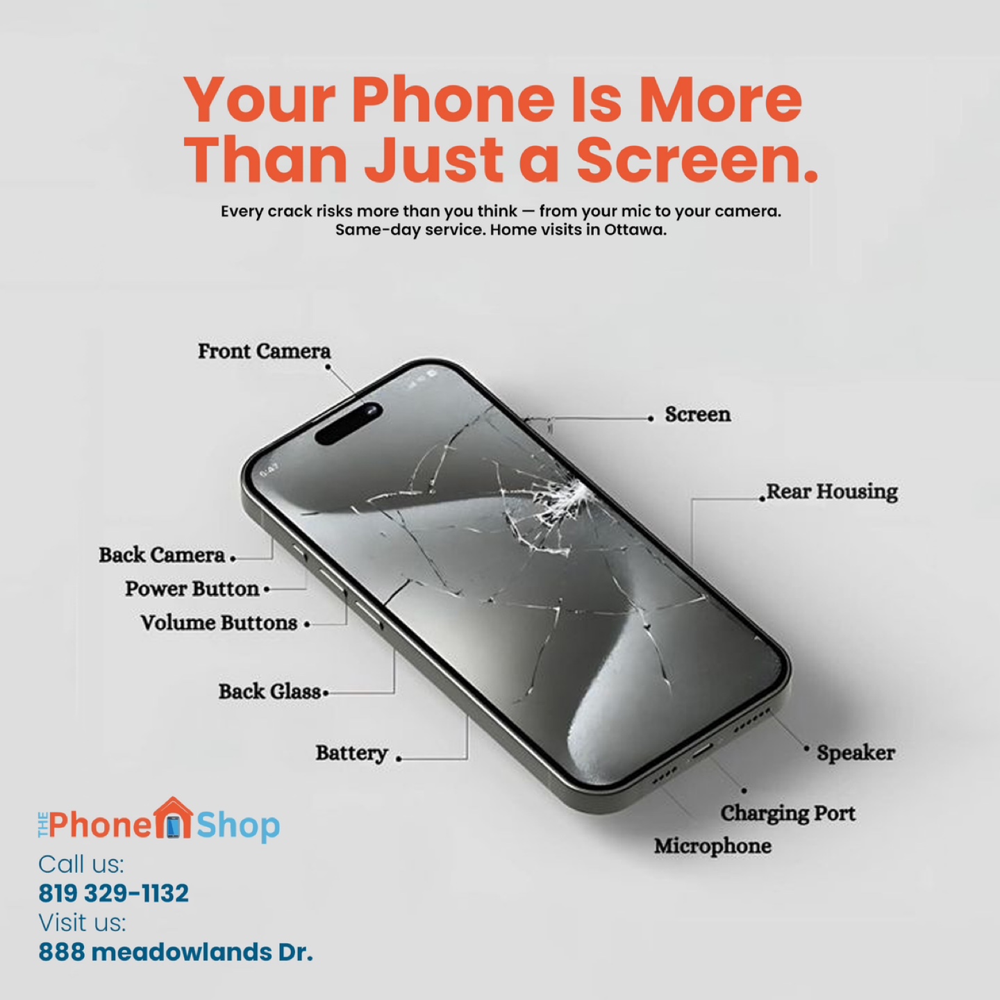Broken iPhone Screen Repair