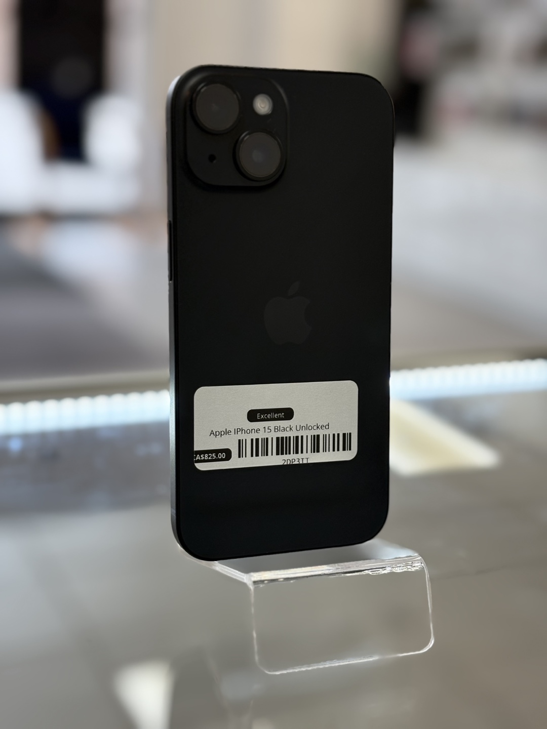 Apple iPhone 15 Black - Unlocked battery health 100%