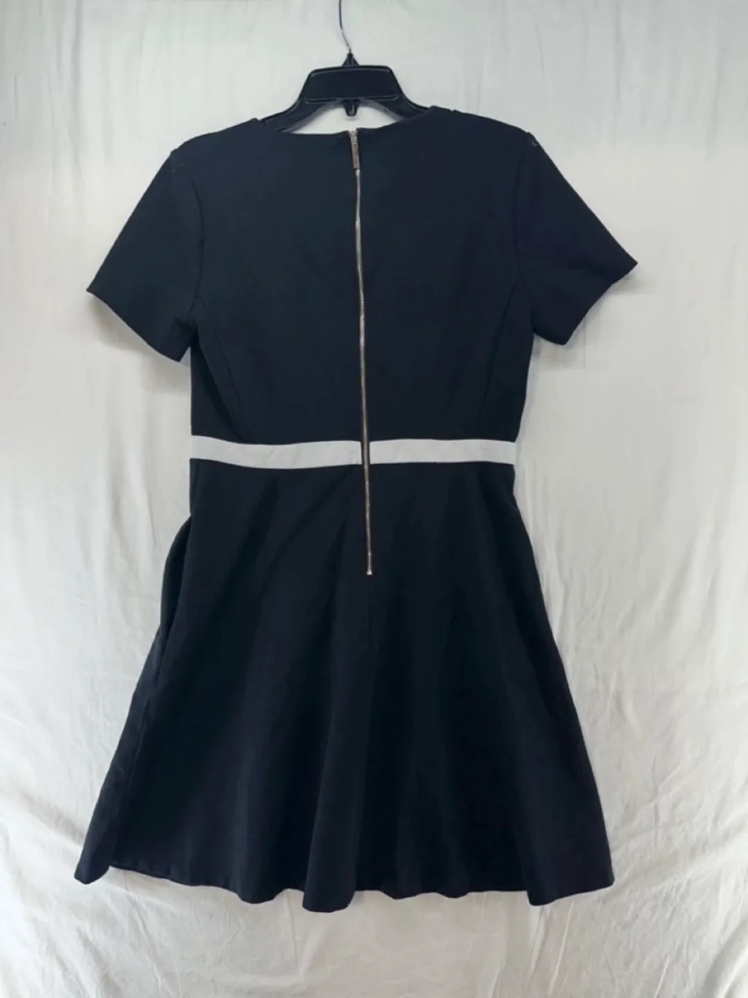 Kate Spade Bow-Waist Two-Tone Ponte Dress size 10 image indicator(6)