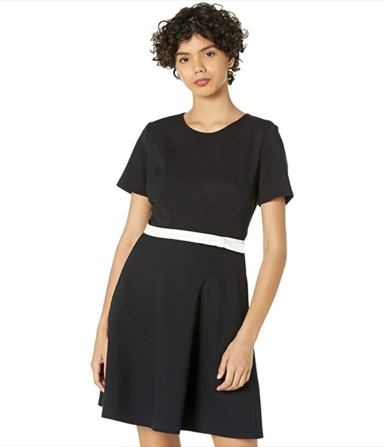 Kate Spade Bow-Waist Two-Tone Ponte Dress size 10 thumbnail