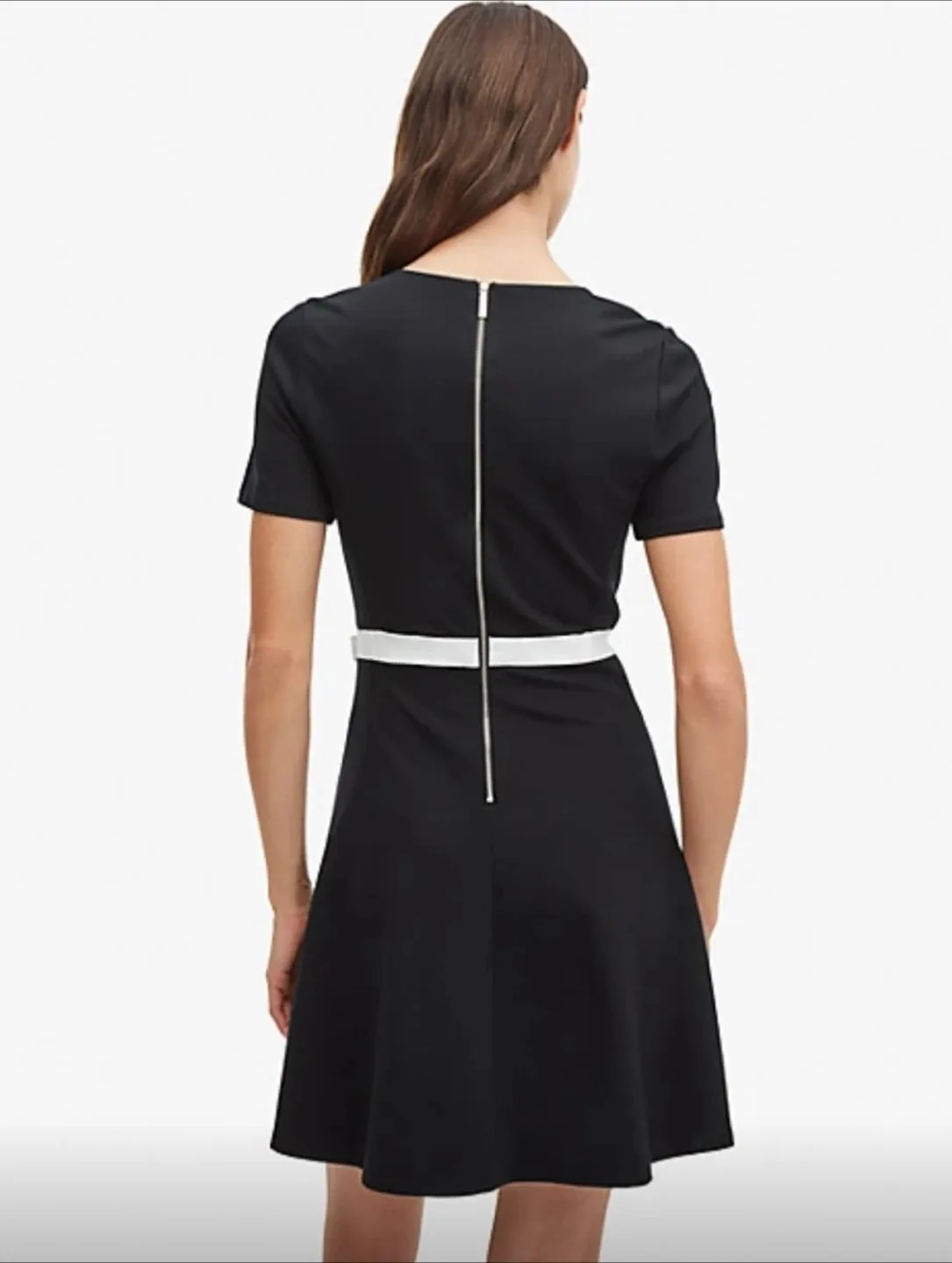 Kate Spade Bow-Waist Two-Tone Ponte Dress size 10 image indicator(4)