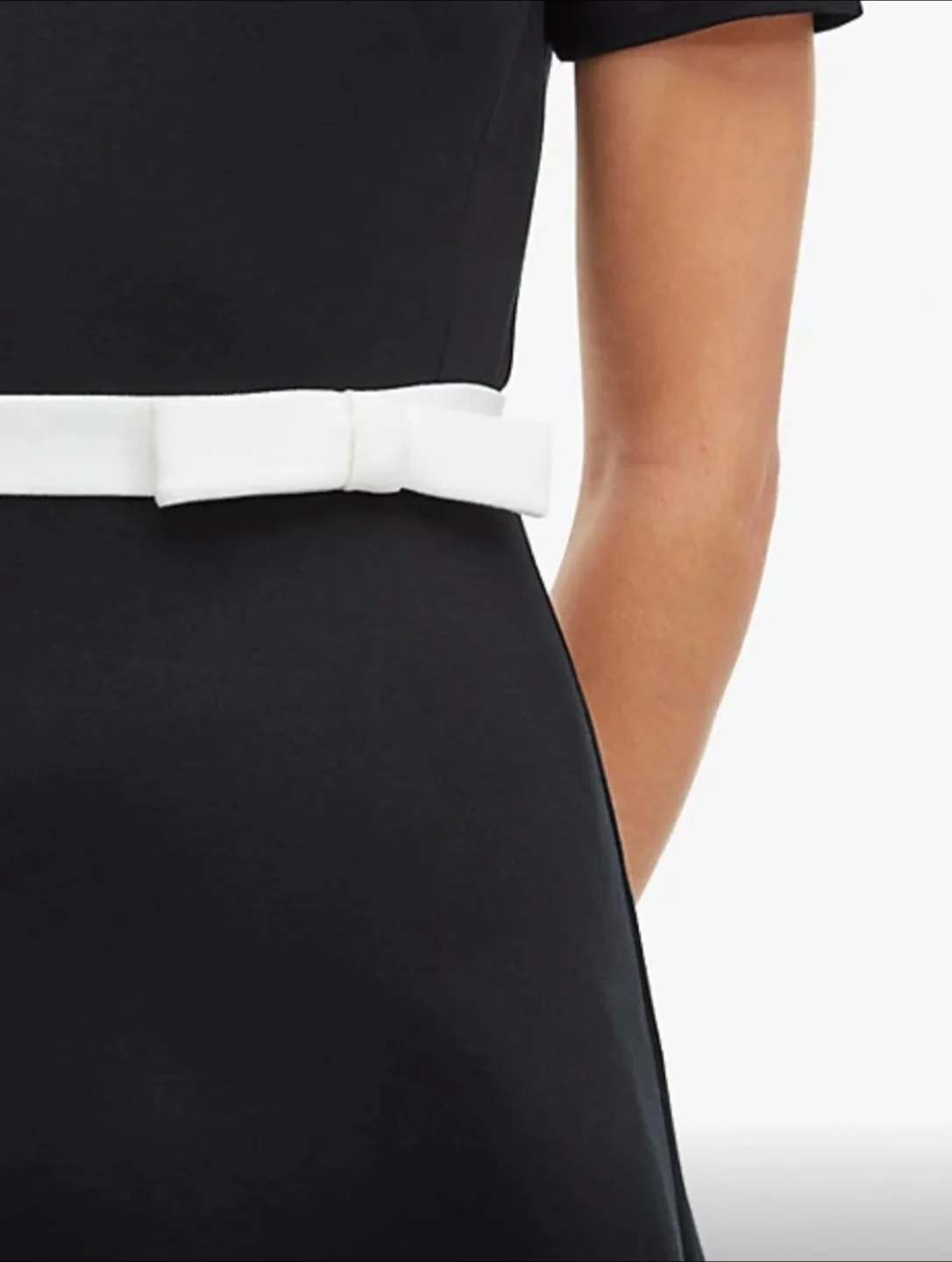 Kate Spade Bow-Waist Two-Tone Ponte Dress size 10 image indicator(3)