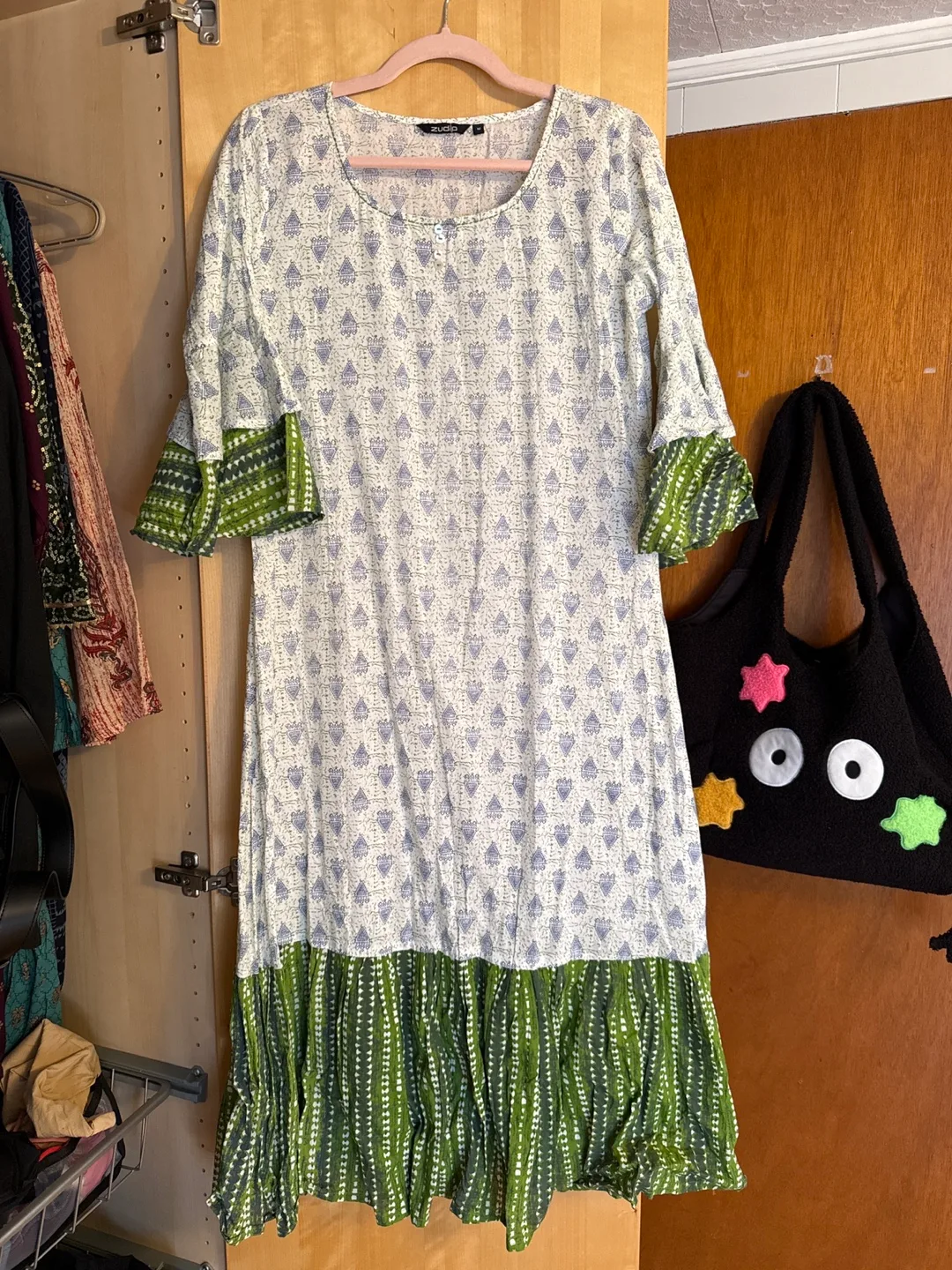 100% cotton Women's printed Dress image indicator(6)