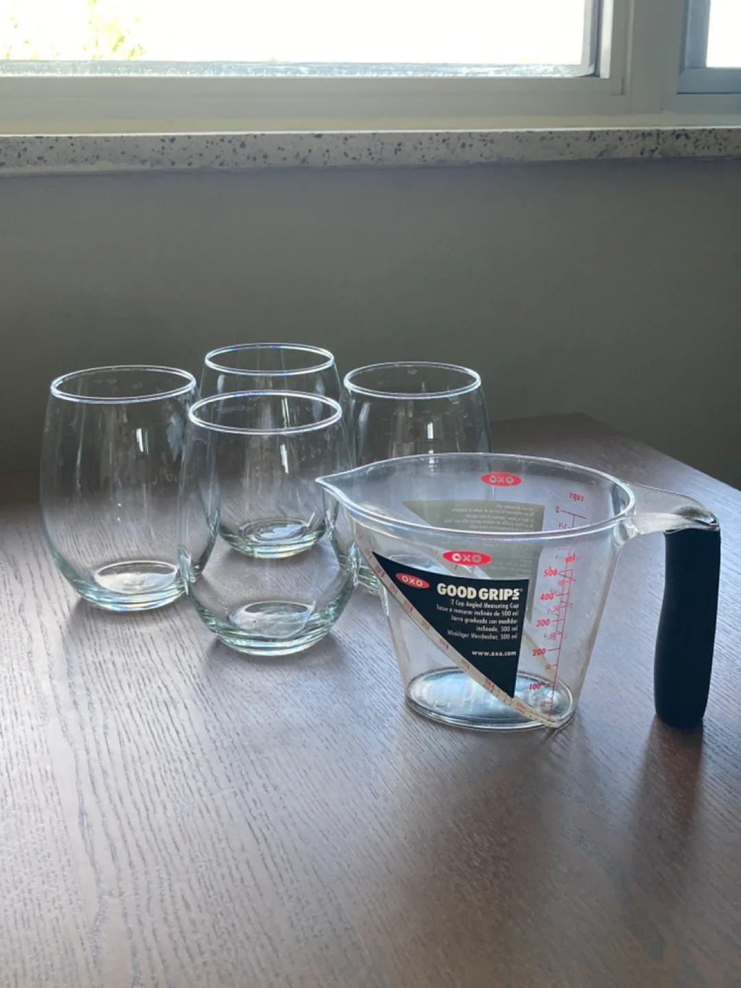 4 Stemless Wine Glasses 600ml/20oz image indicator(3)