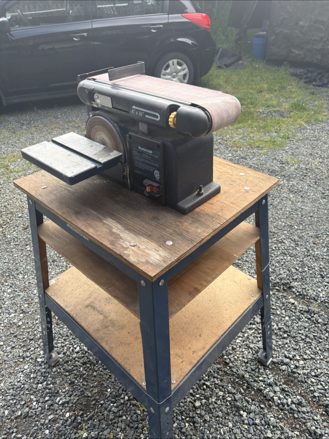 Mastercraft Belt & Disc Sander with Stand - photo 2