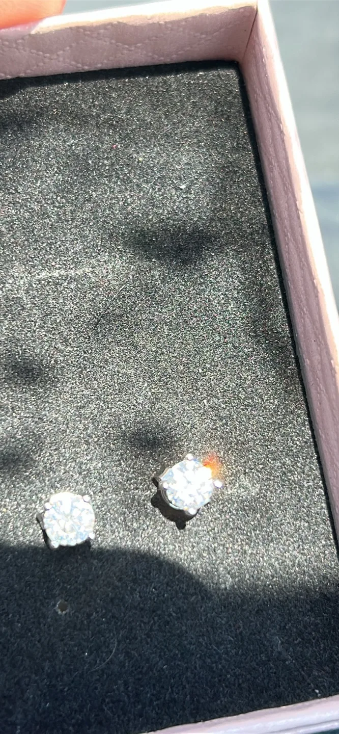 Moissanite earrings image indicator(4)